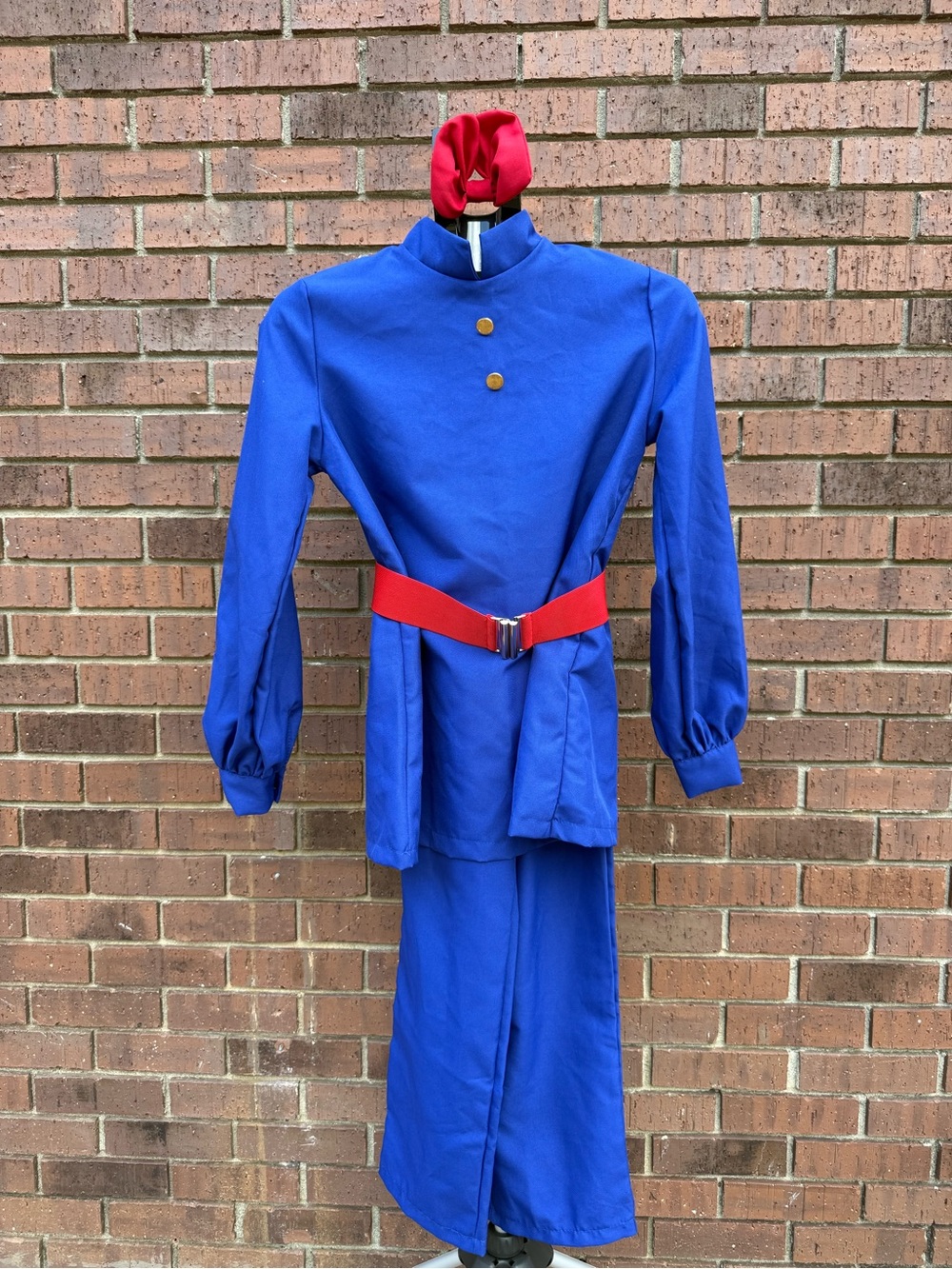 Blue Gum Chewing Ticket Winner Halloween Costume Set Women's Size Small Cosplay